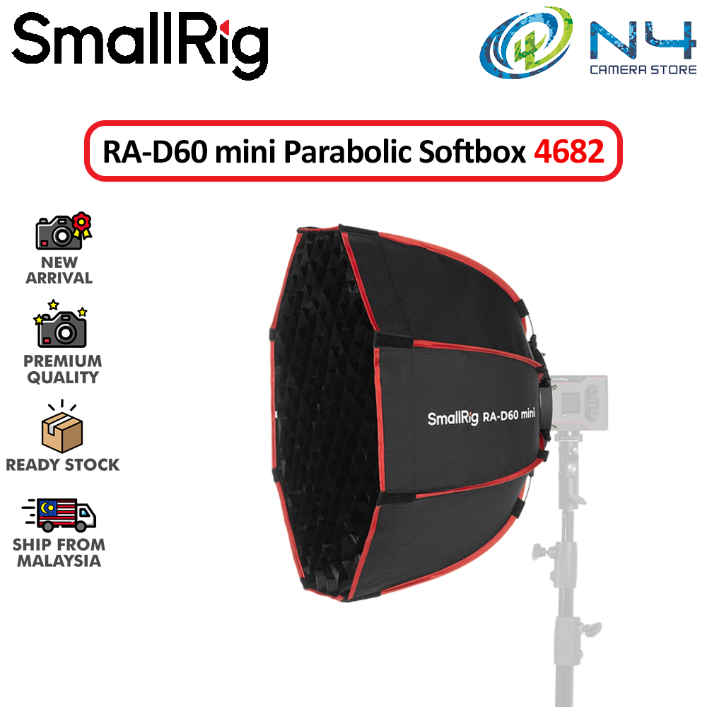 SmallRig 60cm RA-D60 Mini Parabolic Softbox 4682 | Shopee Malaysia