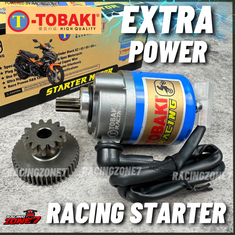 100% Tobaki Starter Motor ,Y15ZR LC135 4S 5S FZ150 RS150/ EX5 Dream ...