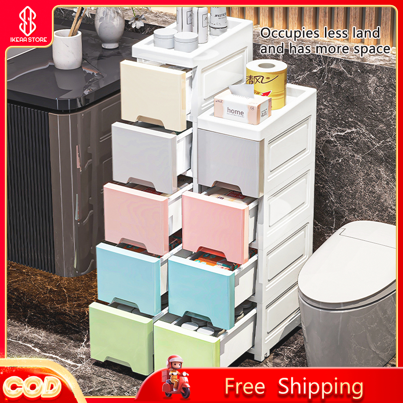 IKEA Cabinet Plastic Drawer Cabinet Bathroom Cabinet Rak Tudung Family ...