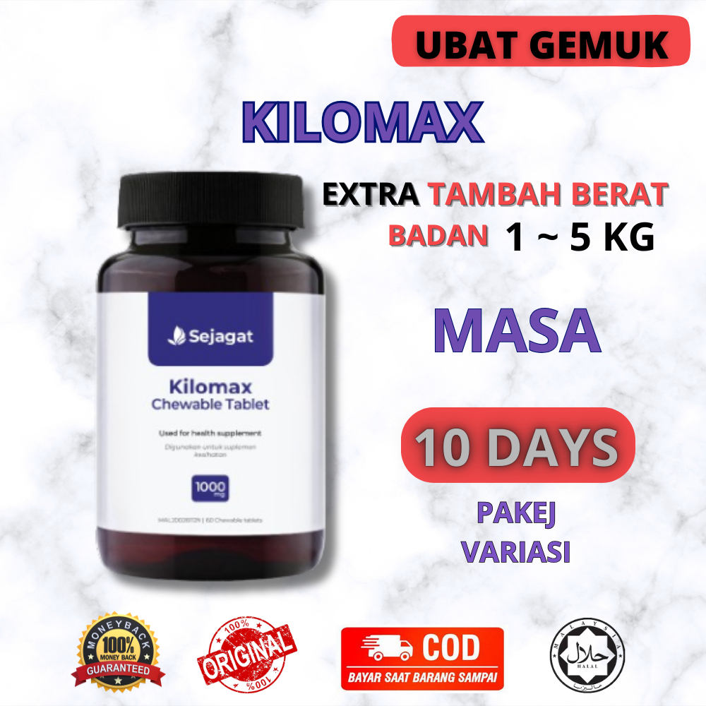 Vitamin Gemuk Badan Kilomax Gain Weight Gemukkan Badan Mass Gainer ...