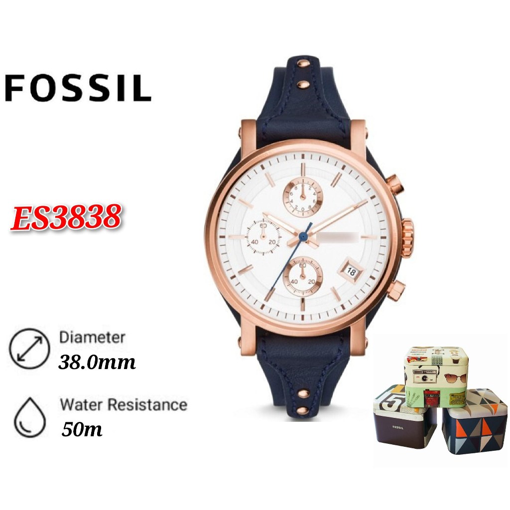 Fossil boyfriend navy best sale