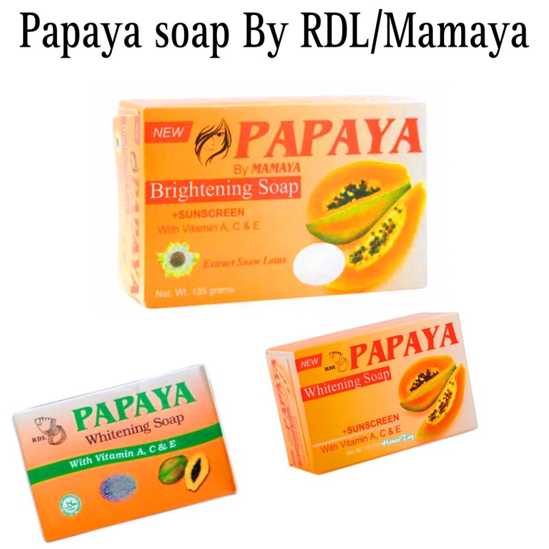 Whitening Soap Papaya Sabun Papaya By RDL/Mamaya 135g 🔥Wholesale ...