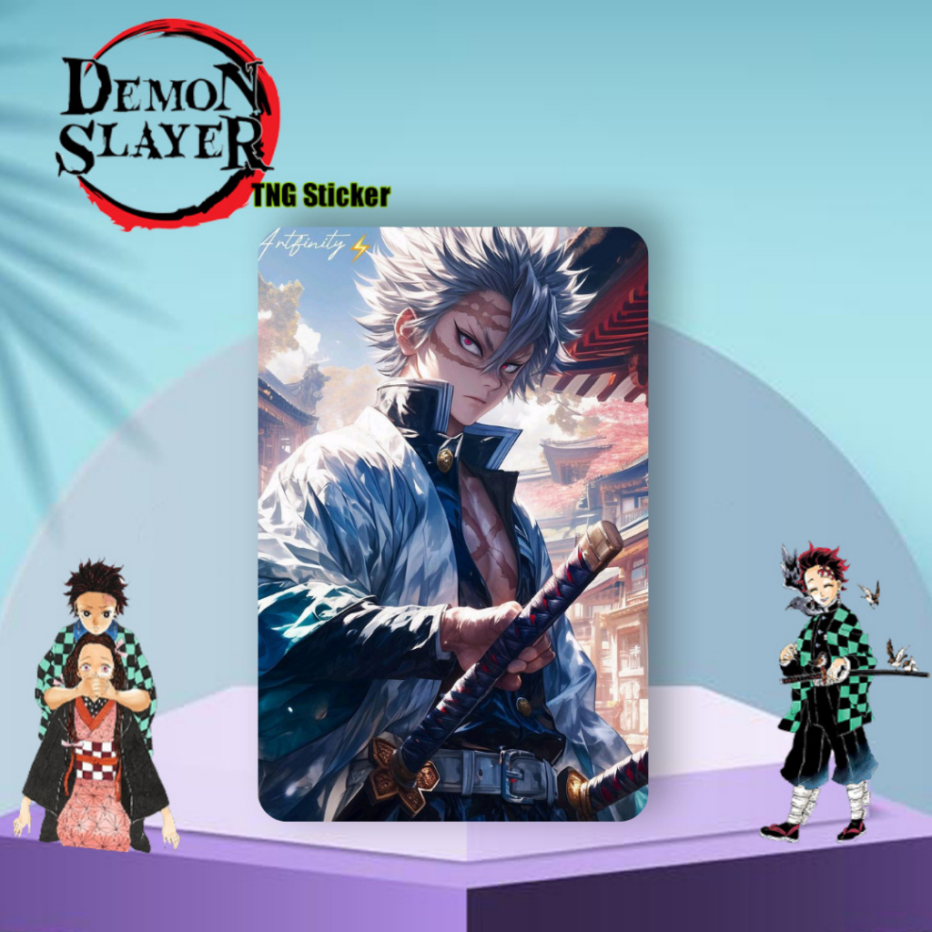 Sanemi Shinazugawa - Touch n Go Card Sticker Cover / TNG CARD / Bank ...
