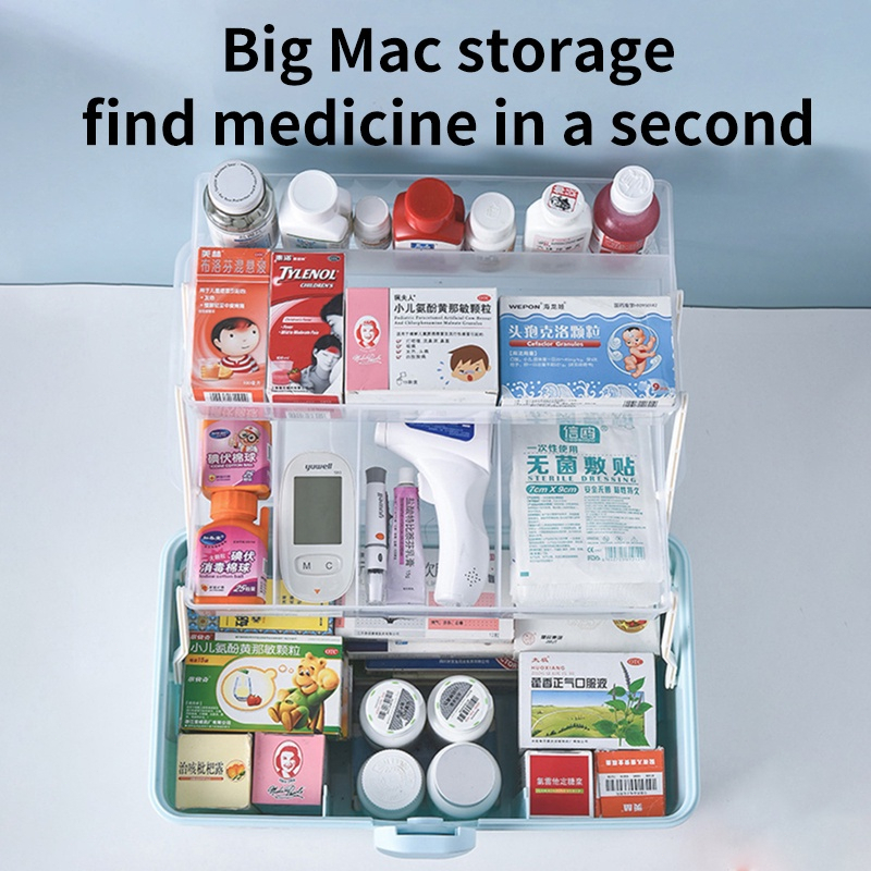 IKEA Medicine Storage Box Multi-Purpose First Aid Kit Box Ubat Kotak ...