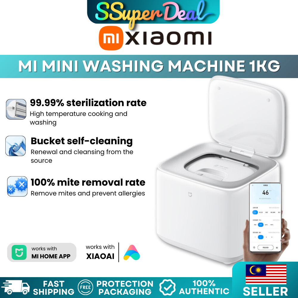 Xiaomi Mi Mini Washing Machine 1KG Mini Model specially designed for ...