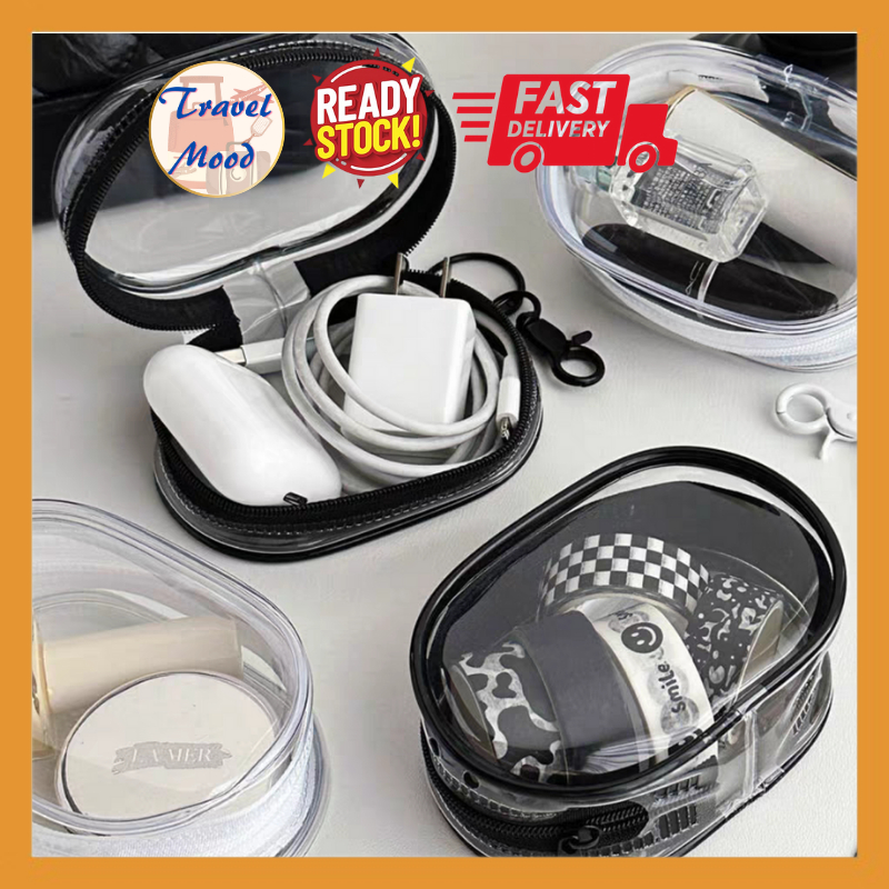 Ready Stock Mini Transparent Pouch Keychain DIY Blind Box Case Travel ...