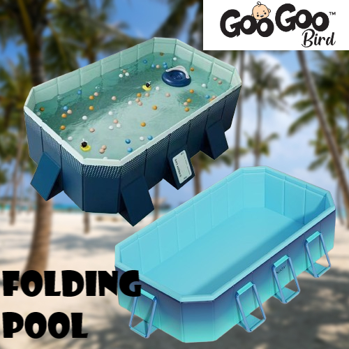 [GL] GOOGOO BIRD 2 TYPES FOLDING POOL OUTDOOR KOLAM LIPAT KELUARGA ...