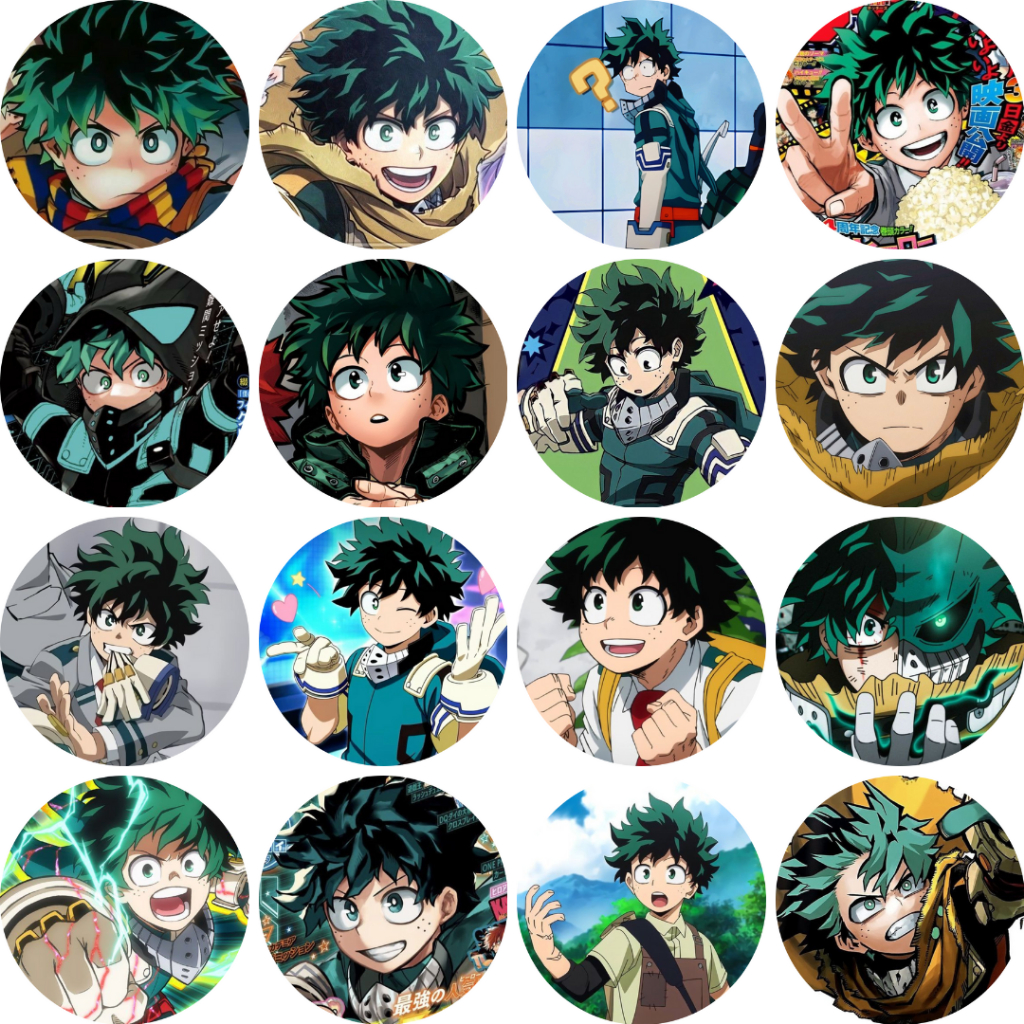 My Hero Academia Deku Izuku Midoriya Button Badge 58mm | Shopee Malaysia