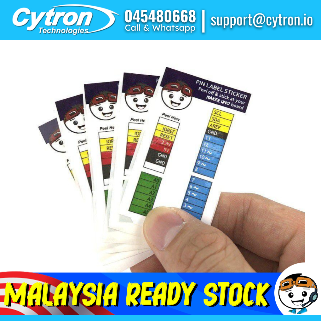 Pin Header Sticker for Maker Uno