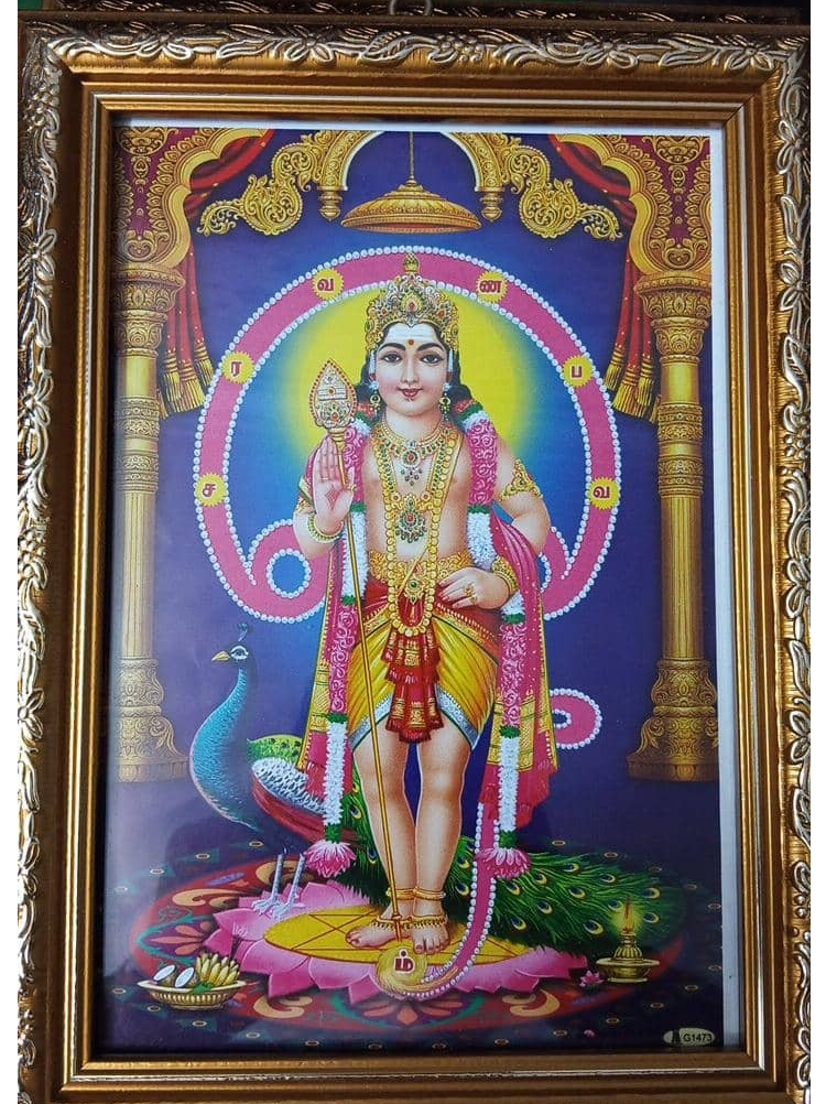 Murugan photo frame (length 28cm width 21cm) | Shopee Malaysia