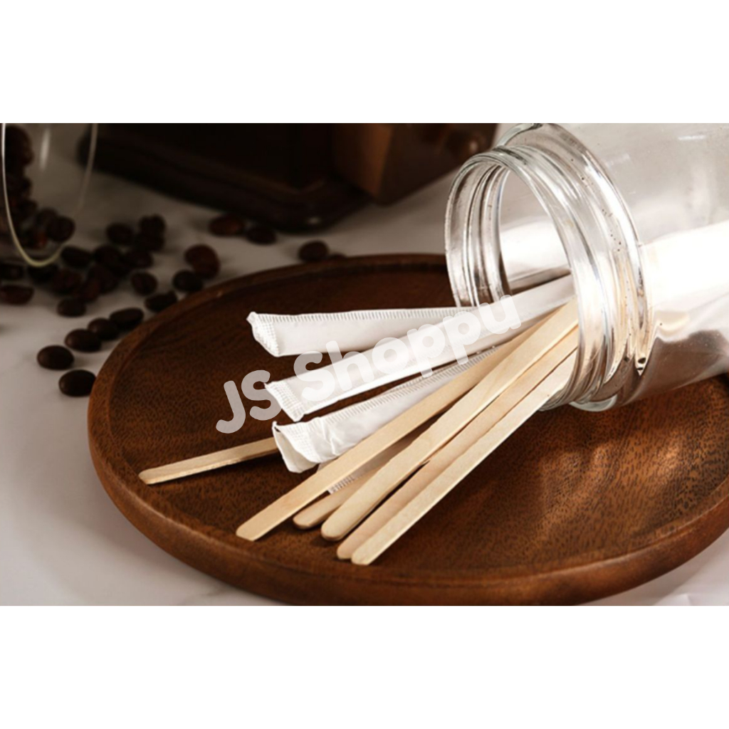 Wooden Coffee Stirrer 14cm (100pcs±) Individual Pack / Loose Pack ...