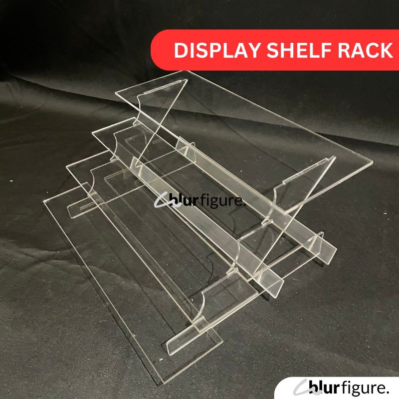 4 Layers Acrylic Shelf Rack Display/ Products showcase Stand | Shopee ...