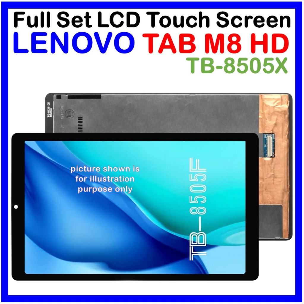 NGS ORIGINAL Full Set LCD Touch Screen Fit With LENOVO Tab M8 HD TB ...