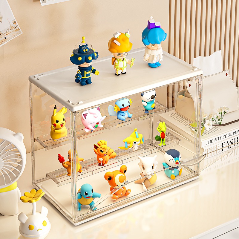 Popmart Display Box Toy Lego Storage Box Acrylic Display Box Clear