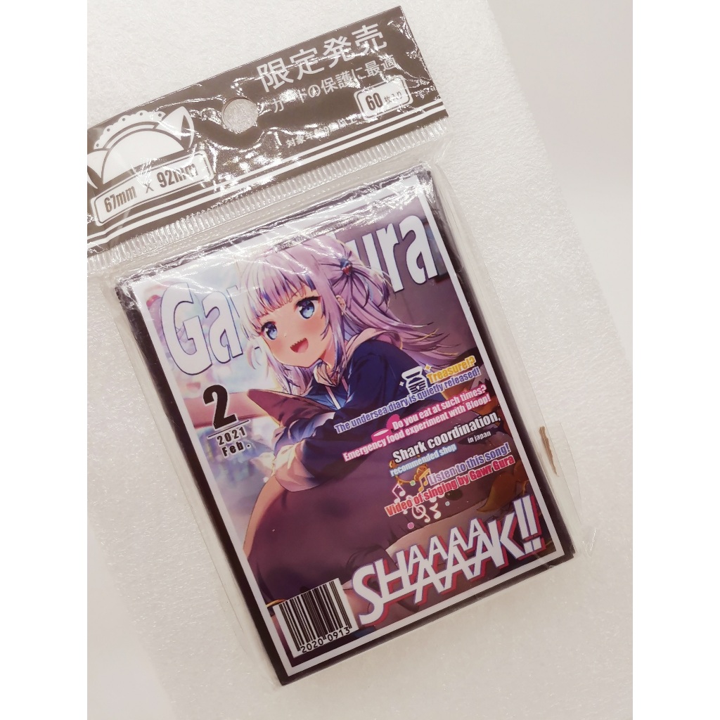 Card Sleeves / Protective Cover - HOLOLIVE - Shirakami Fubuki - Gawr Gura -  67mm x 92mm | Shopee Malaysia