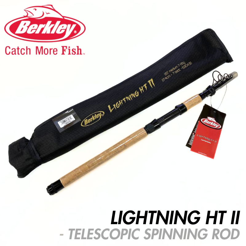 BERKLEY Lightning HT II - Telescopic Spinning Rod | Shopee Malaysia