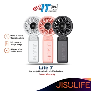 JISULIFE Life 7 Portable HandHeld Mini Turbo Fan