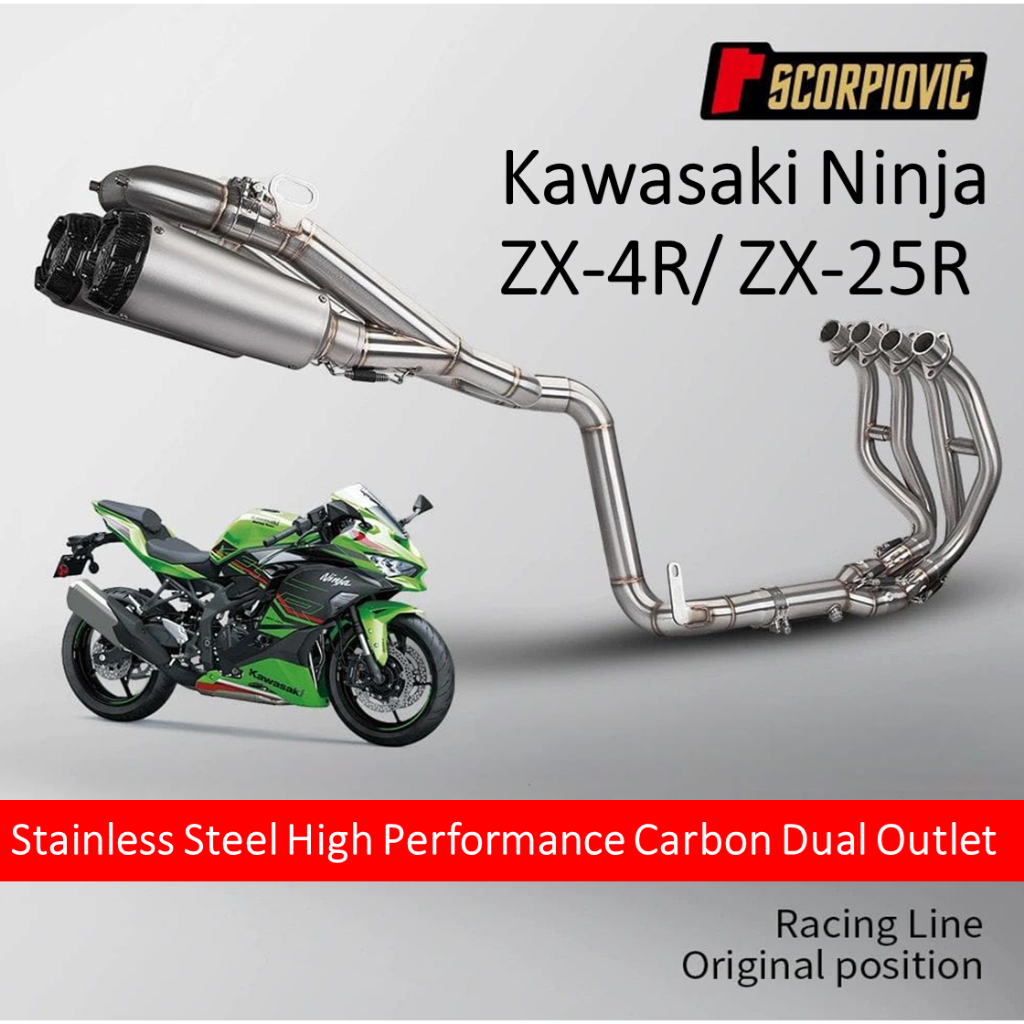 Downpipe Grille Dark Blue Kawasaki ZX-25R 20- R&G (DG0045DKBLUE)