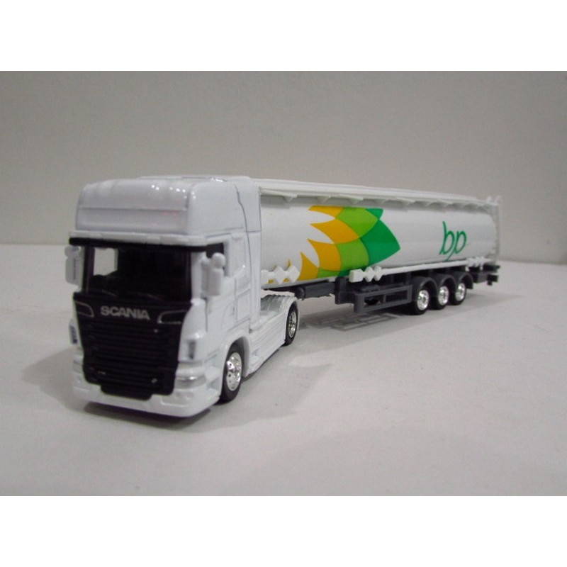 Welly 1-87 SCANIA Truck BP OIL Tanker Trucks White Diecast Model Car ...