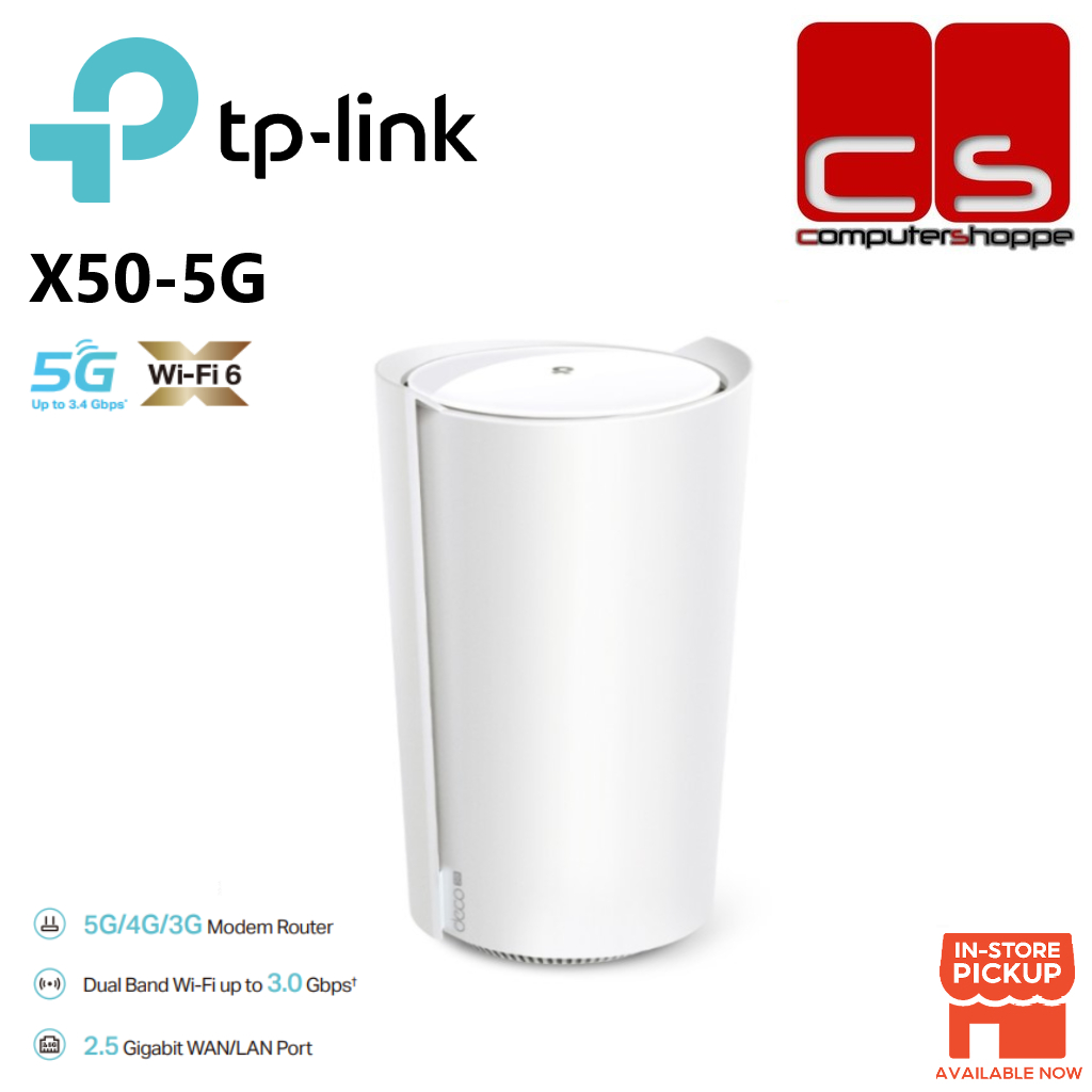 TP-Link Deco X50-5G 5G AX3000 Whole Home Mesh WiFi 6 Router | Shopee ...