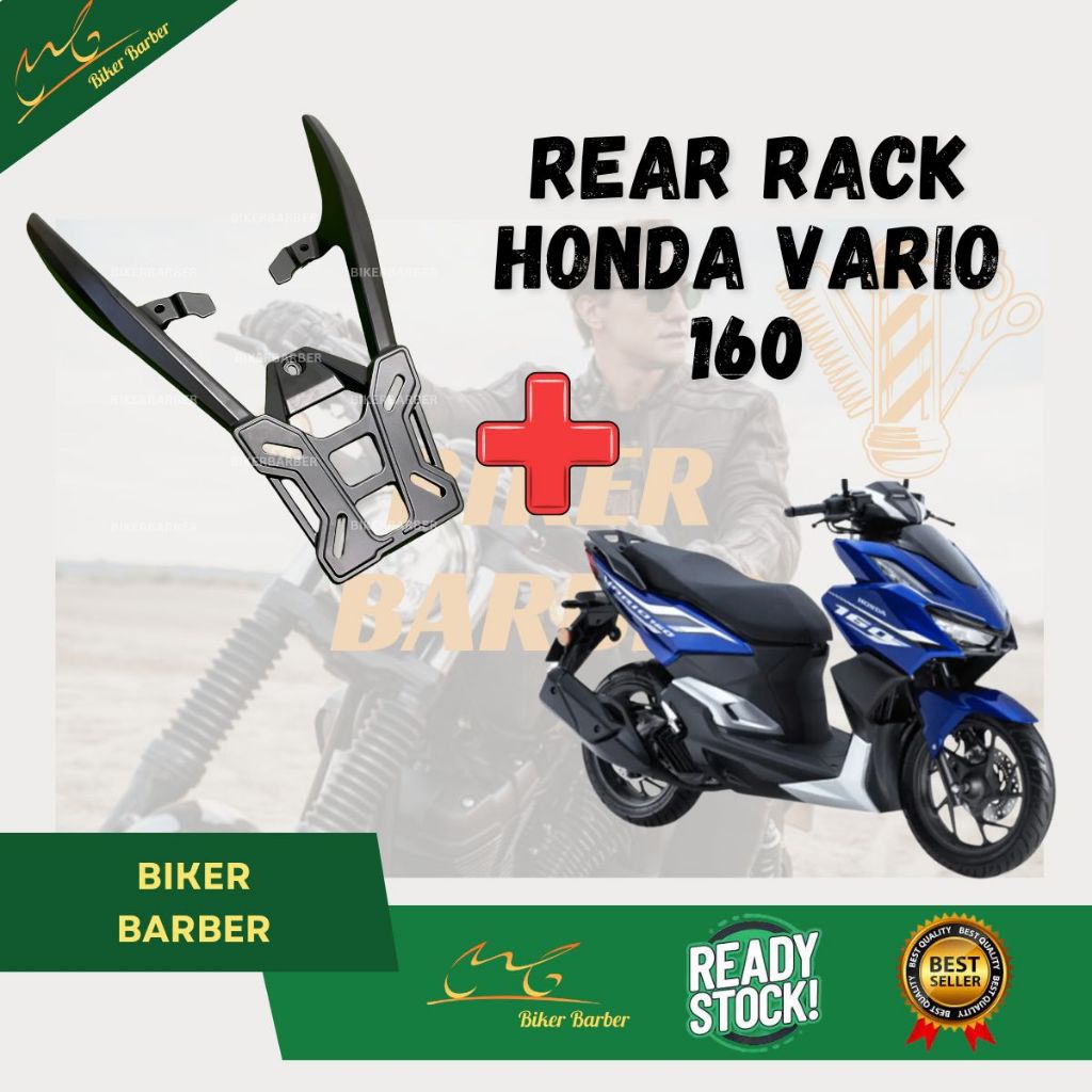 HONDA Vario 160 Monorack Rear Rack High Quality Steel Tahan Metal Motor ...