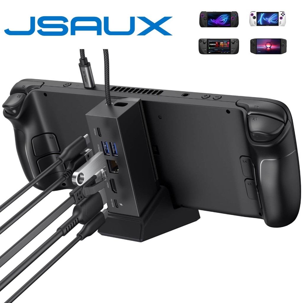 JSAUX NEW 6-in-1 Multifunctional Docking Station For ROG Ally X, Steam ...