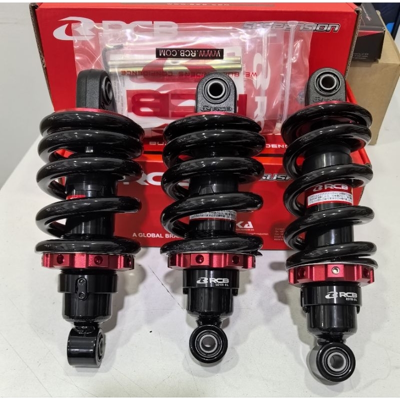 NEW - RCB LC135 Y15 RS150 BLACK /RED 200MM 205MM 229MM LOWER M2 LINE ...
