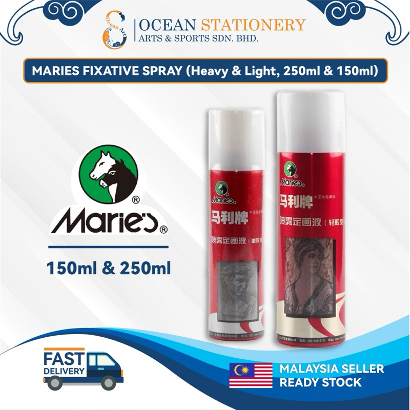 MARIES FIXATIVE SPRAY (Heavy & Light, 250ml & 150ml) | Shopee Malaysia