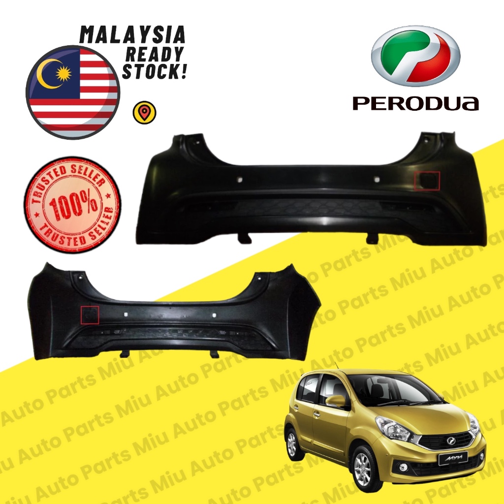 PERODUA MYVI 2015 ICON REAR BUMPER | Shopee Malaysia