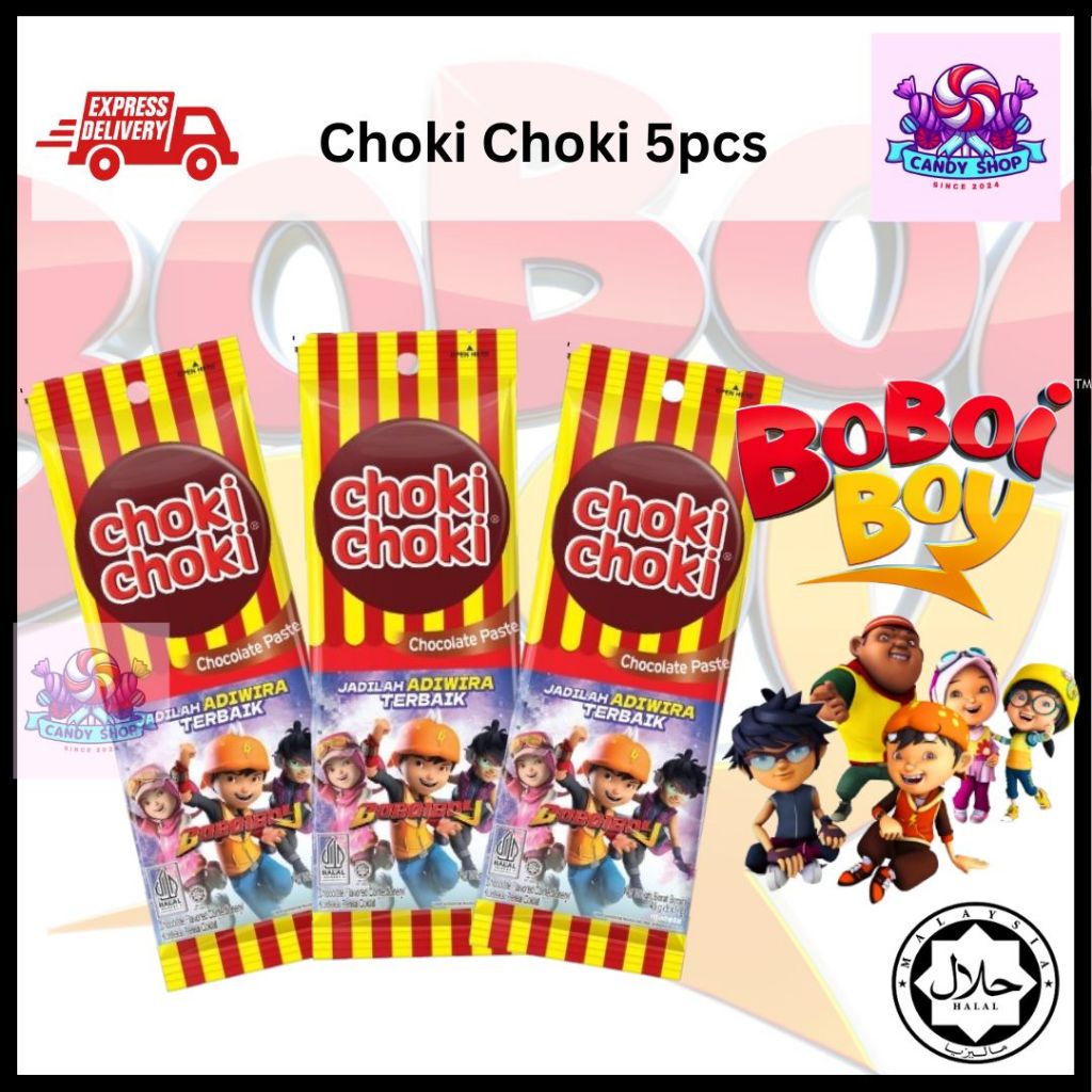 Choki Choki Chocolate Paste Boboiboy 1Packet x 50g | Shopee Malaysia