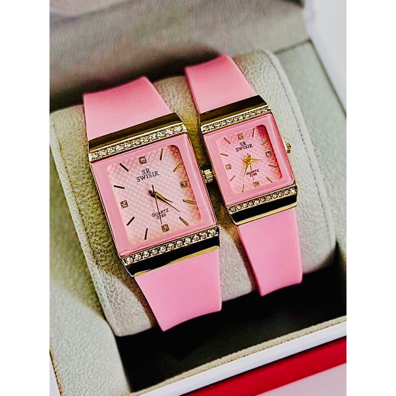 SR SWISIR Couple Unisex Silicone Analog Watch – Premium Fashion