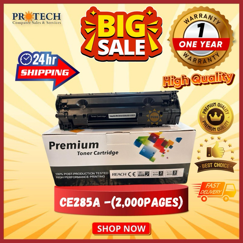 Aecteach-cartucho De Tóner 285, 85A, 285A, CE285A, Para HP LaserJet Pro P1102 M1130 M1132.jpg