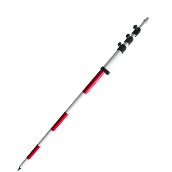 (DZ520TL)GPS Pole / Prism Pole 5.2m Ranging Pole Rod/Telescopic Optical ...