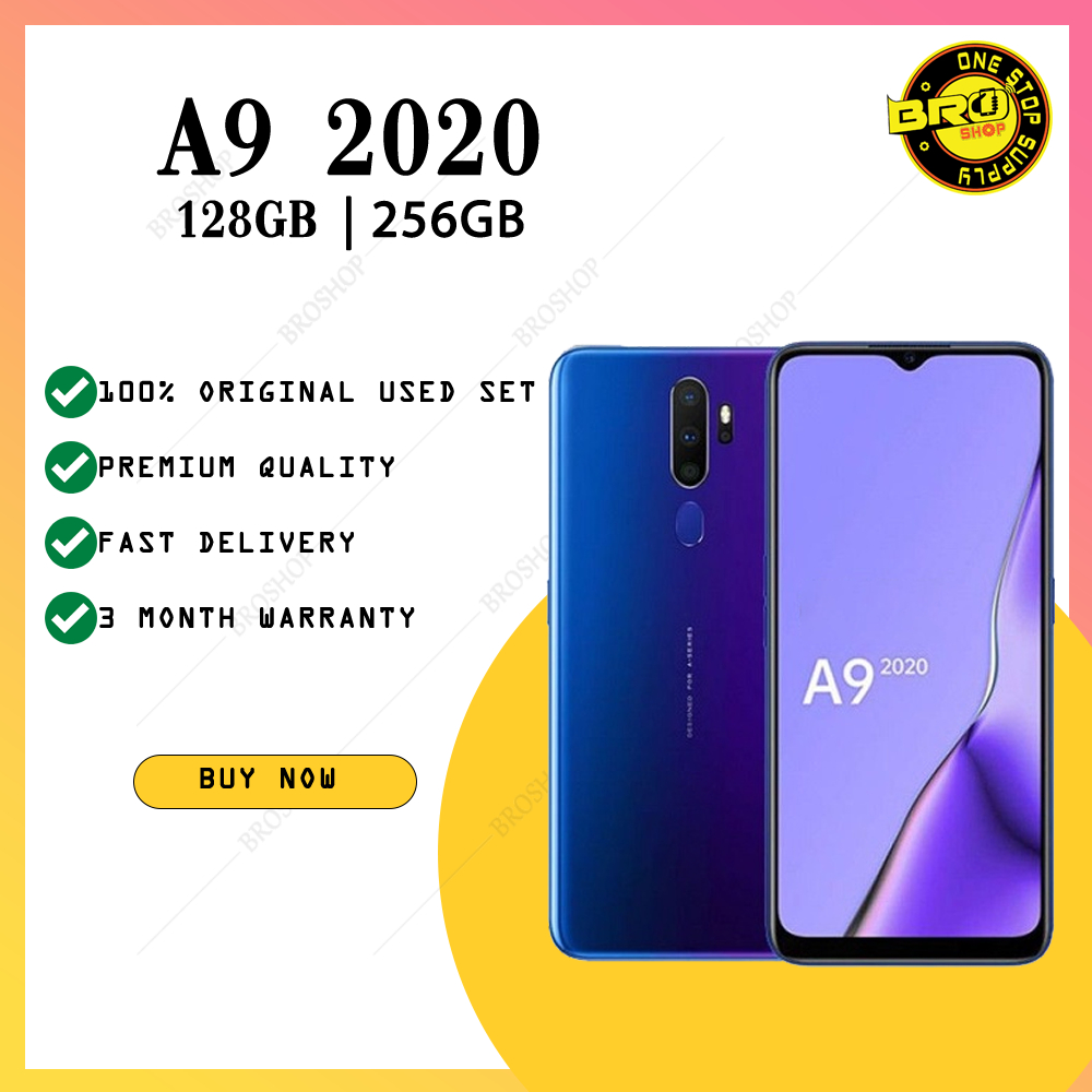 100% ORIGINAL A9 2020 8GB + 128GB / 8GB + 256GB ( 2nd Phone Secondhand ...