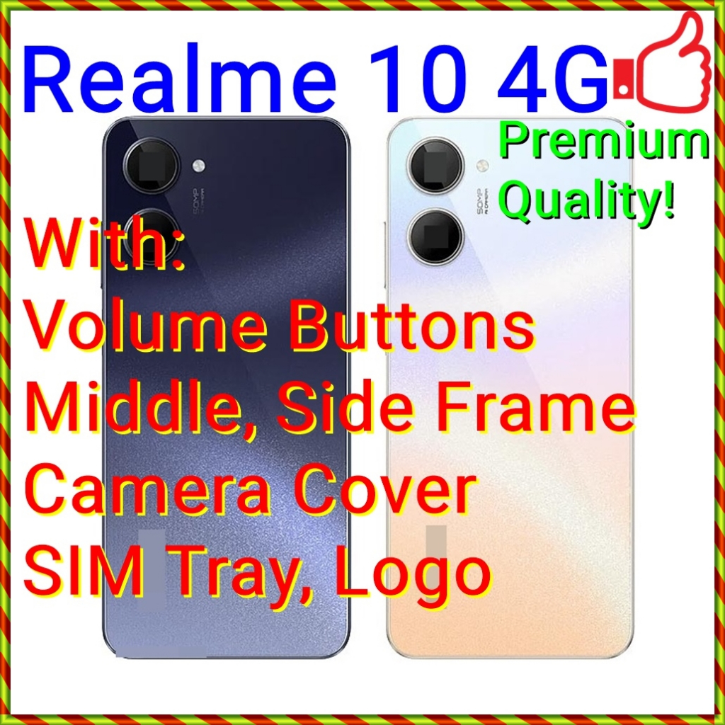 (2 Colors) NEW ORI Full Housing Side Middle Frame Battery Camera Cover ...