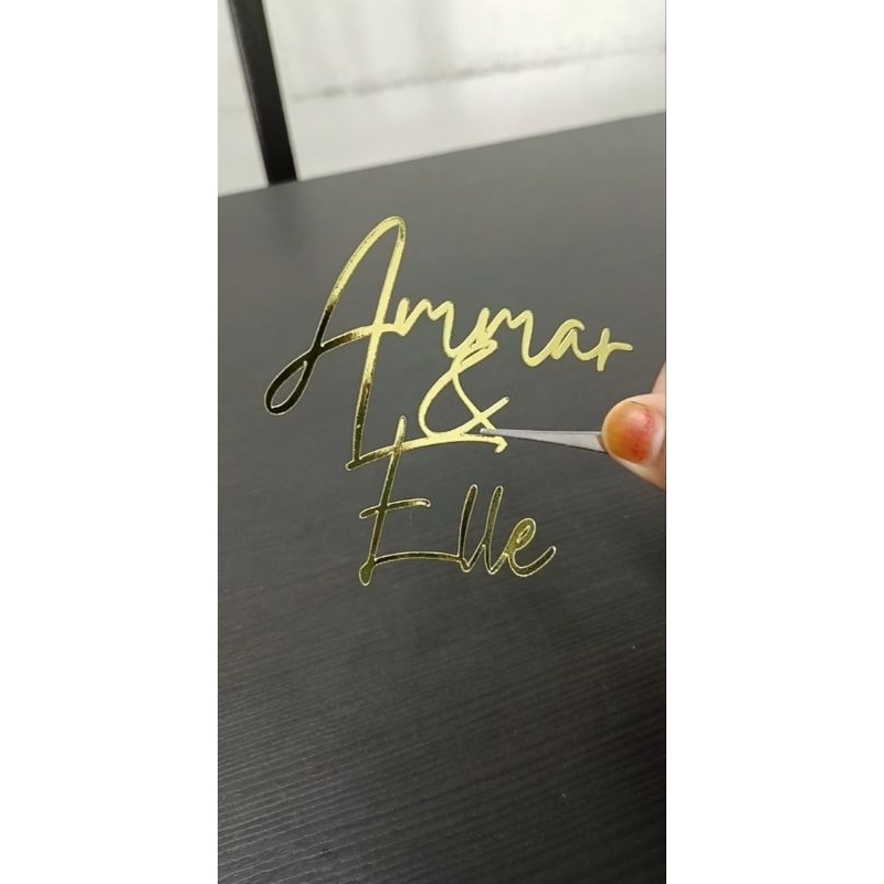 cardstock custom cake topper. bukan acrylic. | Shopee Malaysia