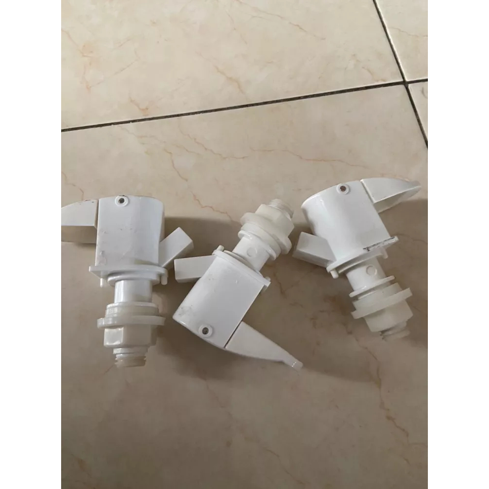 Plastic White Water Dispenser Tap Replacement Bottled Water Dispenser
