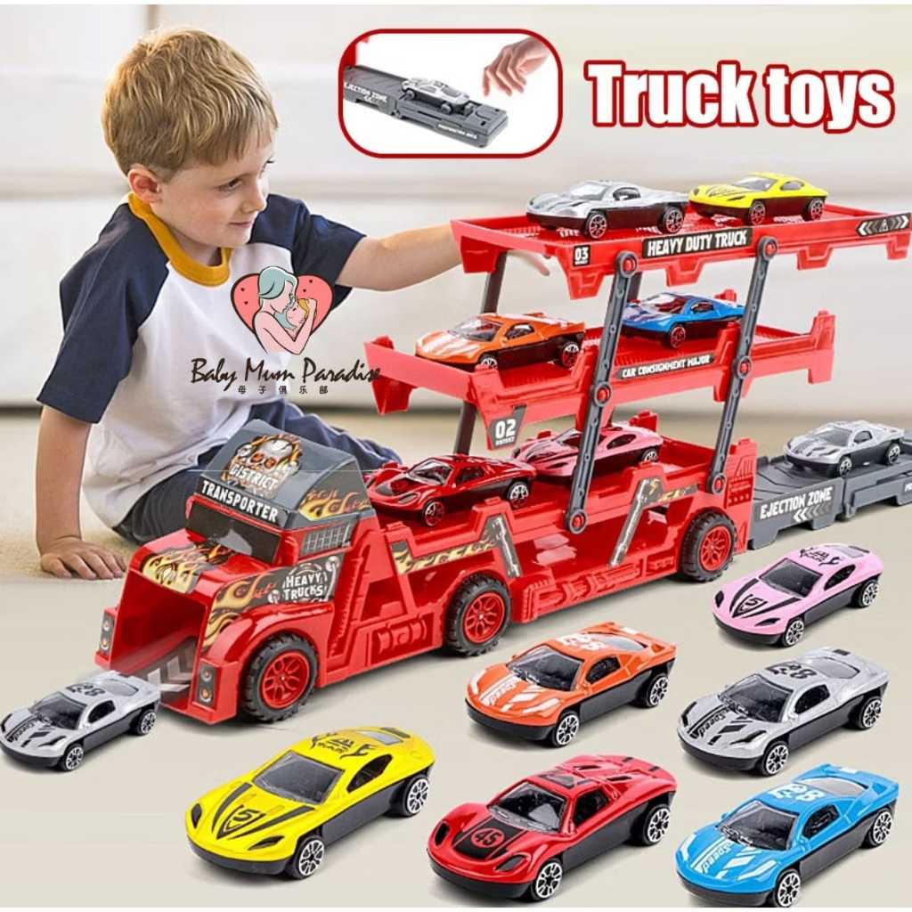 Chaoless Catapult Racing With 6 Alloy Sports Cars For Boys | Shopee ...
