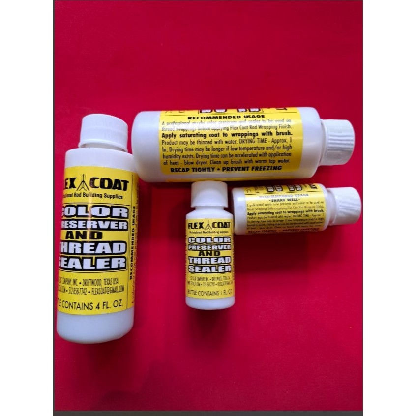 FLEX COAT THREAD COLOR SEALER FISHING ROD THREAD PRESERVER LINDUNG