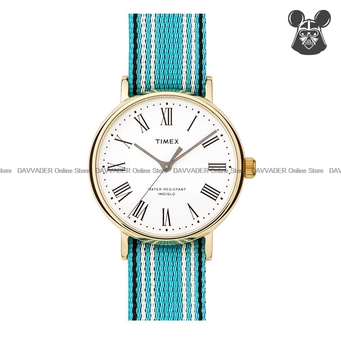 TIMEX ABT045 Women s Analog Watch Archive Fairfield Avenue 37mm Nylon Strap Original