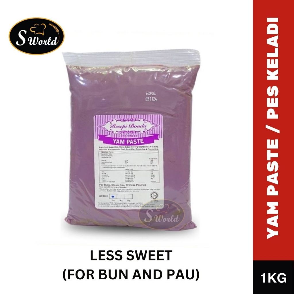 YU AI Yam Taro filling paste / Pes Keladi (Less Sweet) 芋头馅芋泥馅 1KG for ...
