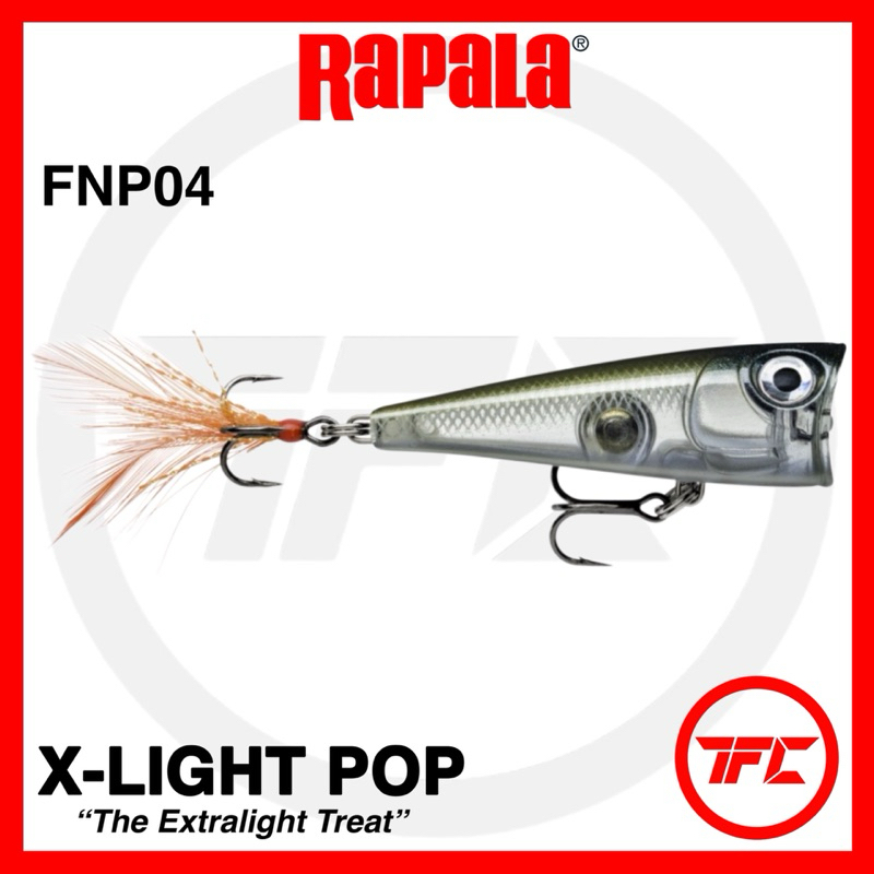 Leurres Rapala X-Light Pop FNP04 4 cm FT