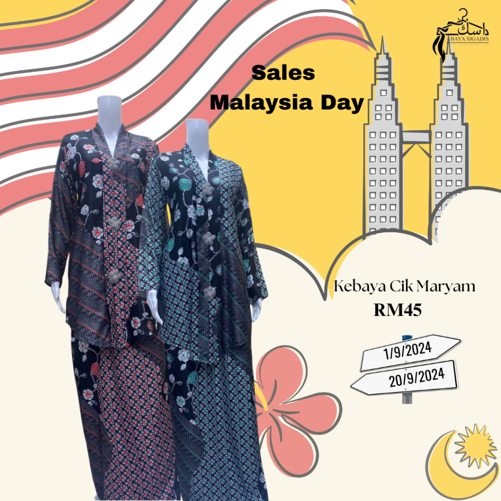 KEBAYA CIK MARYAM RAYA 2024 | Shopee Malaysia