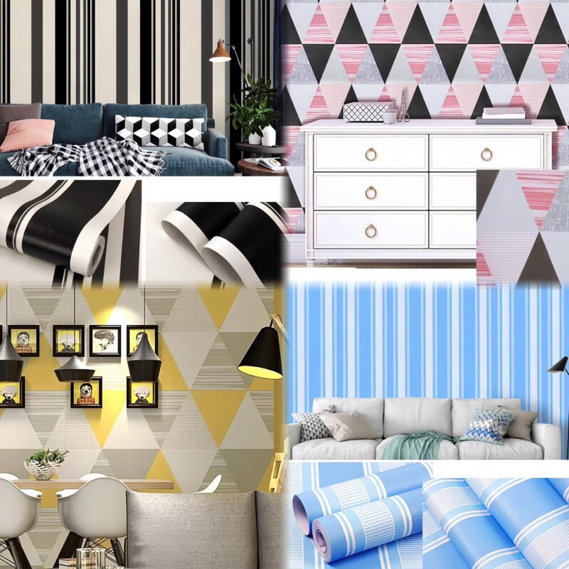 No.5 Pvc Wallpaper DIY sticker 45cm x 10meter Self adhesive pvc water ...