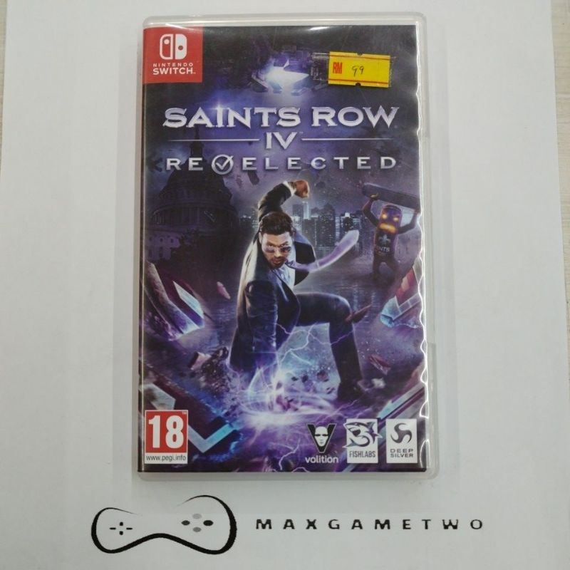 USED SWITCH Saints Row IV Reolected (English) | Shopee Malaysia