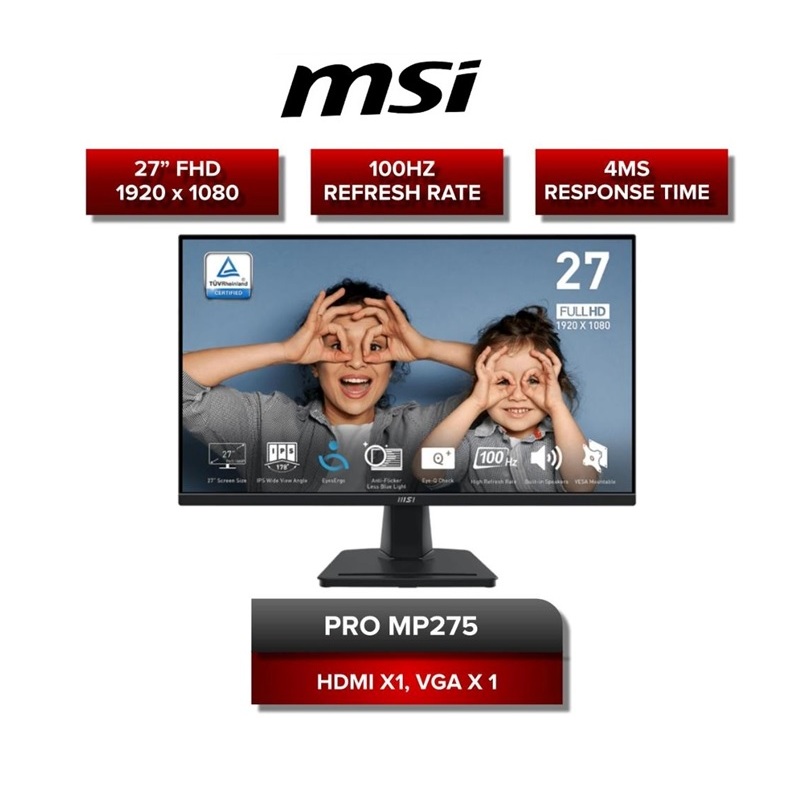 MSI PRO MP275 Monitor (27