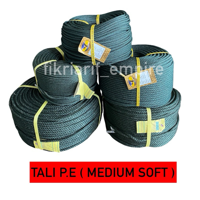 TALI P.E 10MM -EAGLE BRAND JAYA PE ROPE POLYETHYLENE ROPE & WATER ...