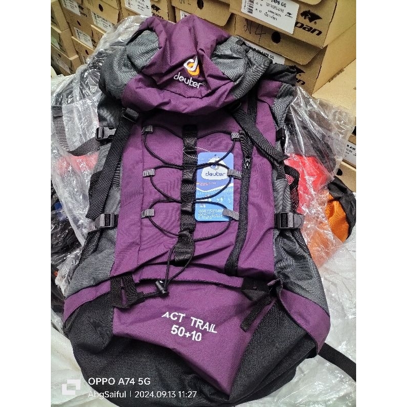 Deuter Zugspitze 65 60Liter Ready Stok Free Raincover Beg Shopee Malaysia