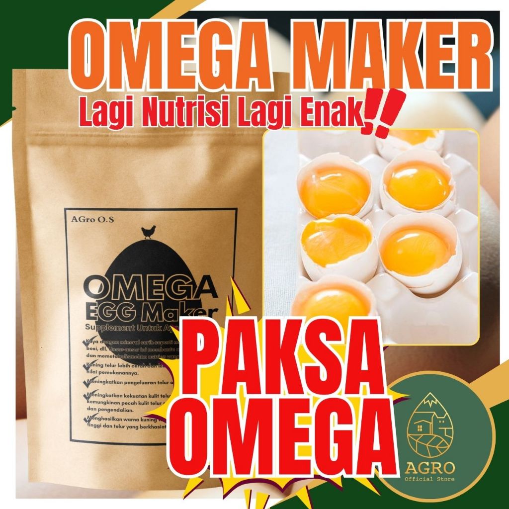 Agro EGG | Omega Booster | Penggalak Telur | Ayam | Ikan | Itik ...