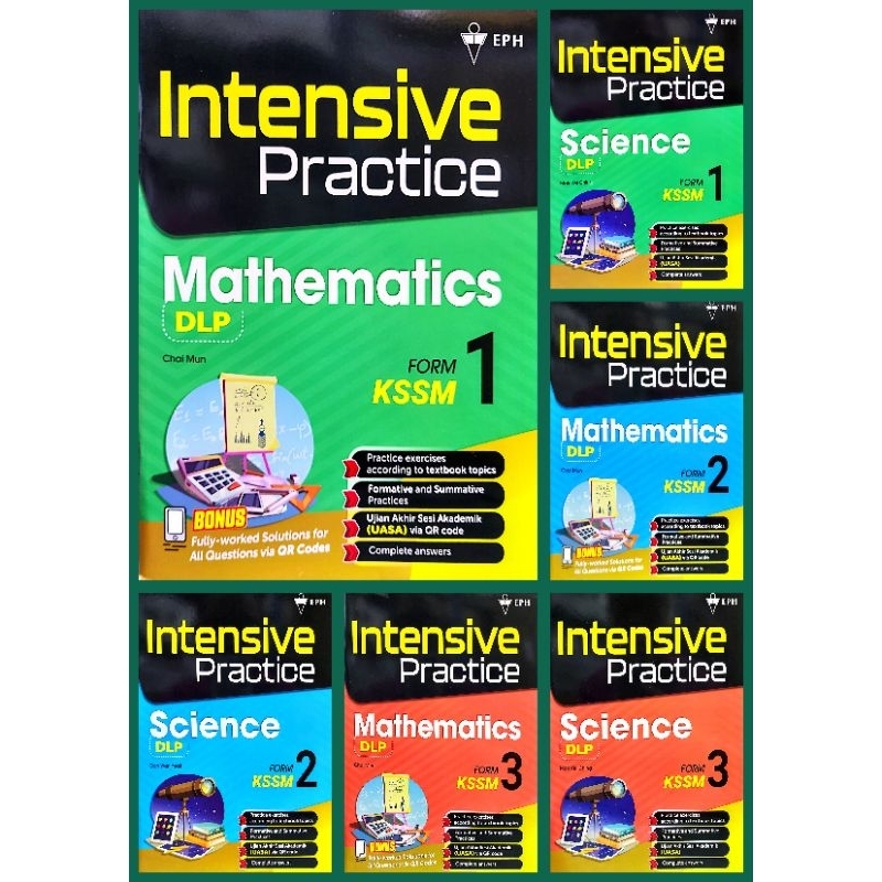 INTENSIVE PRACTICE MATHEMATICS & SCIENCE DLP FORM 1.2.3 KSSM (EPH ...